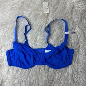 Aerie Smoothez Mesh Full Coverage Unlined Bra Blue Size 36D